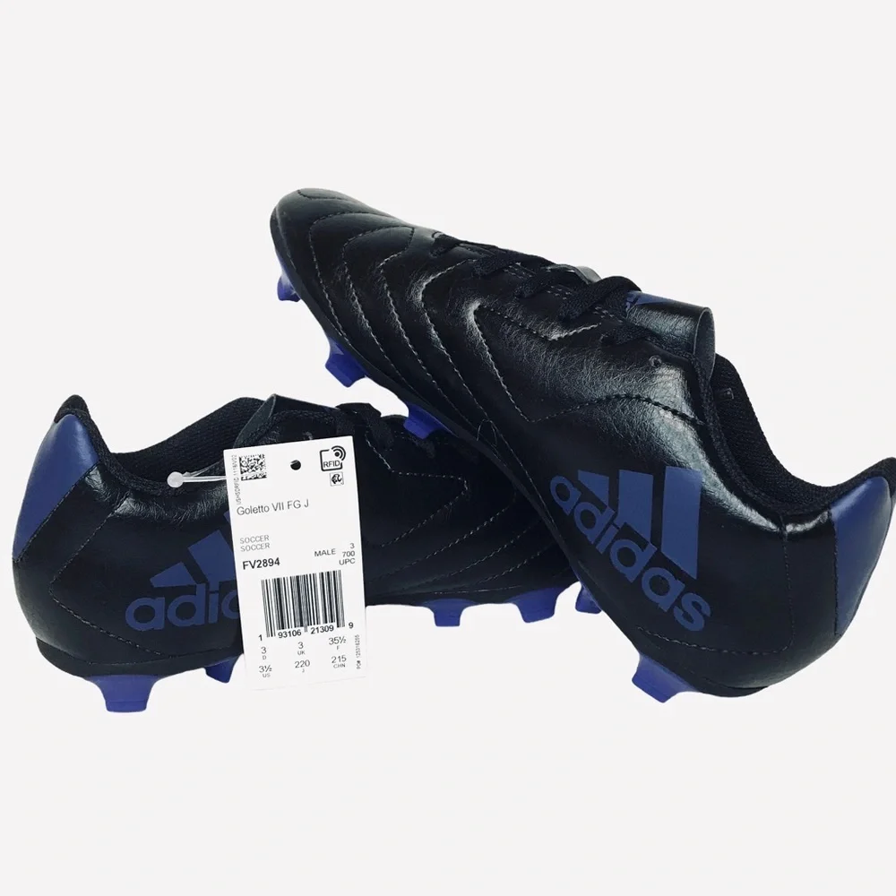 Adidas Unisex-Child Goletto VII Firm Ground Cleats Football Shoes Little Kid 10K - Picture 9 of 11